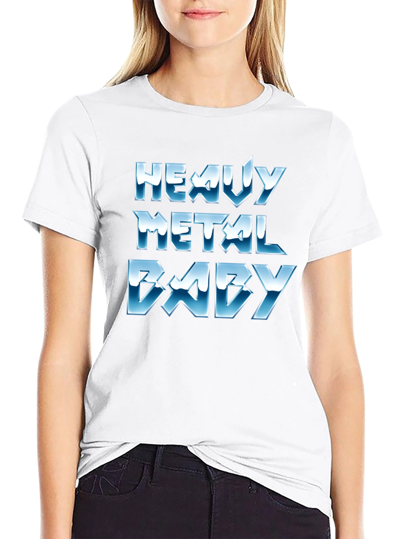 Heavy Metal Baby Black T-Shirt
