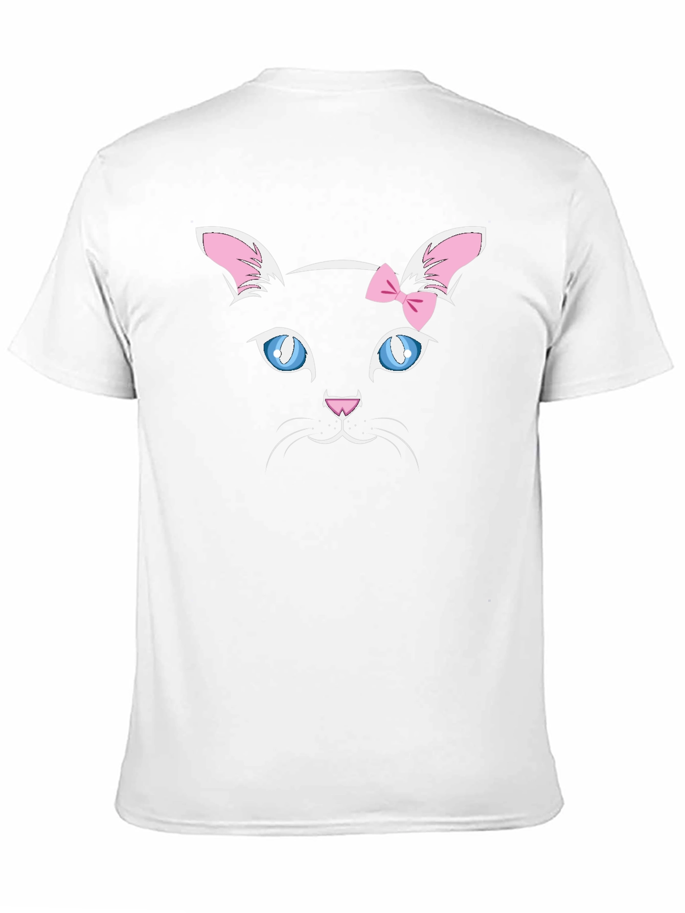 Cute Cat Face T-Shirt - Whimsical Design
