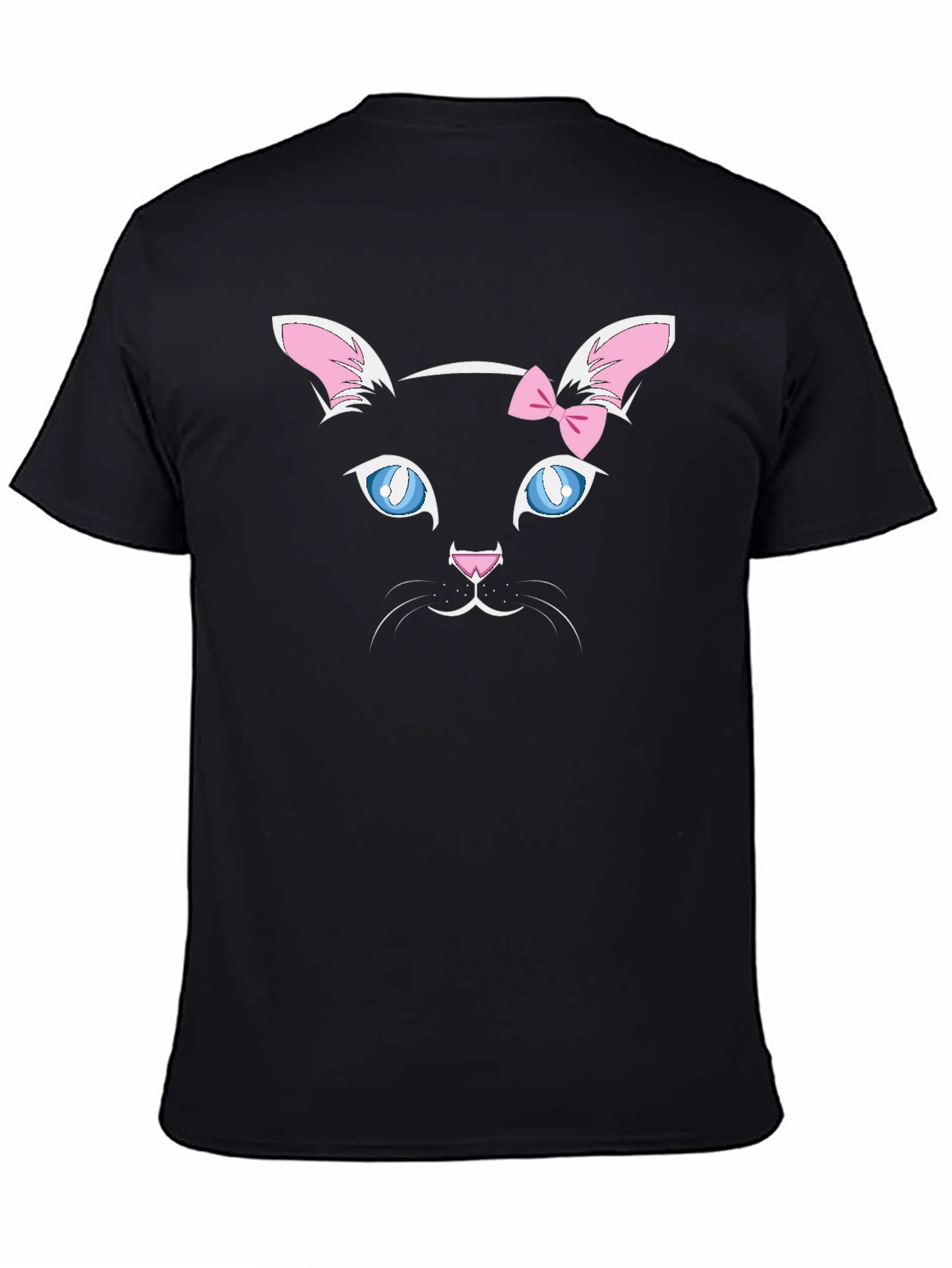 Cute Cat Face T-Shirt - Whimsical Design