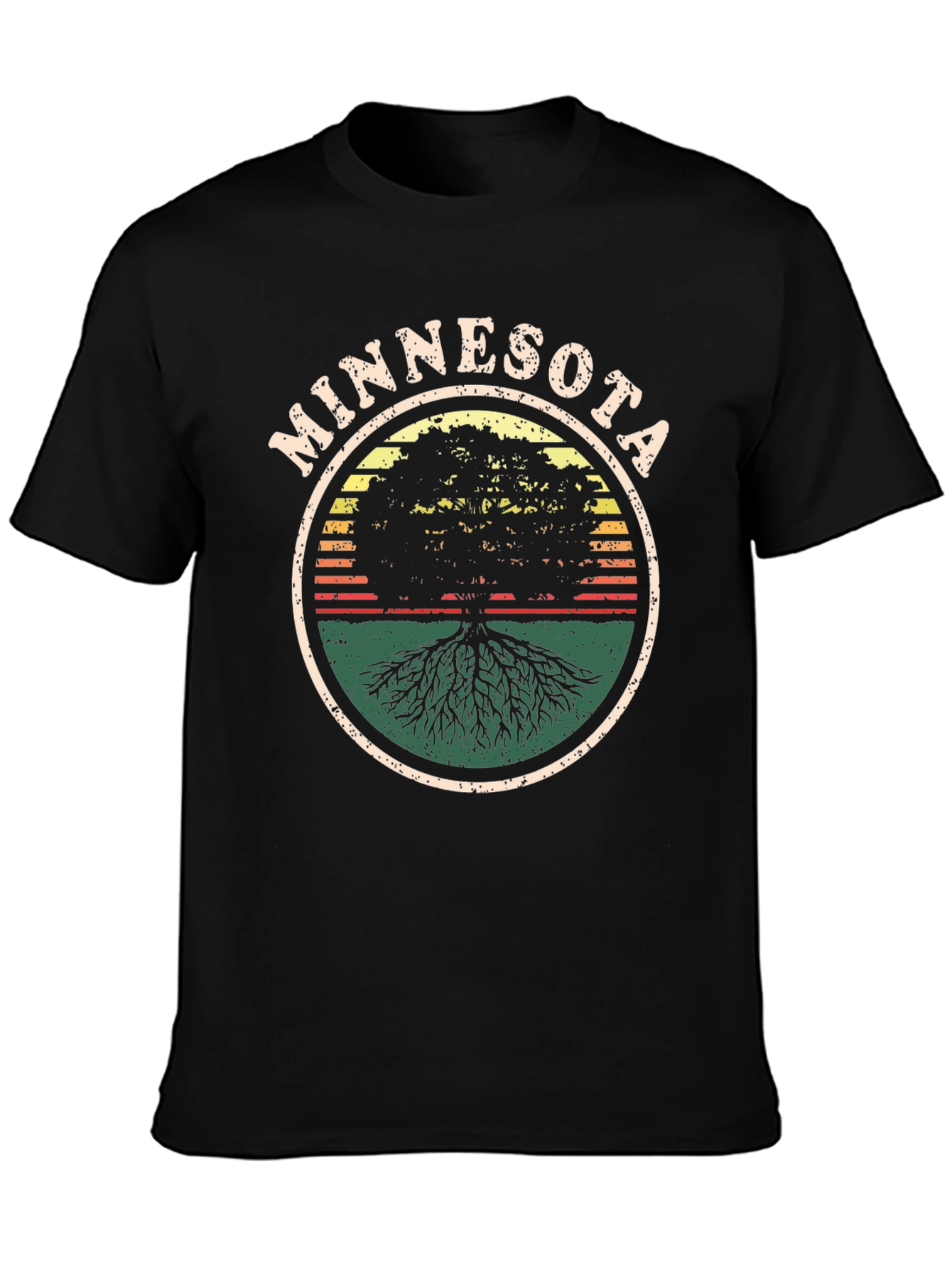 Minnesota Roots T-Shirt - Black Tee