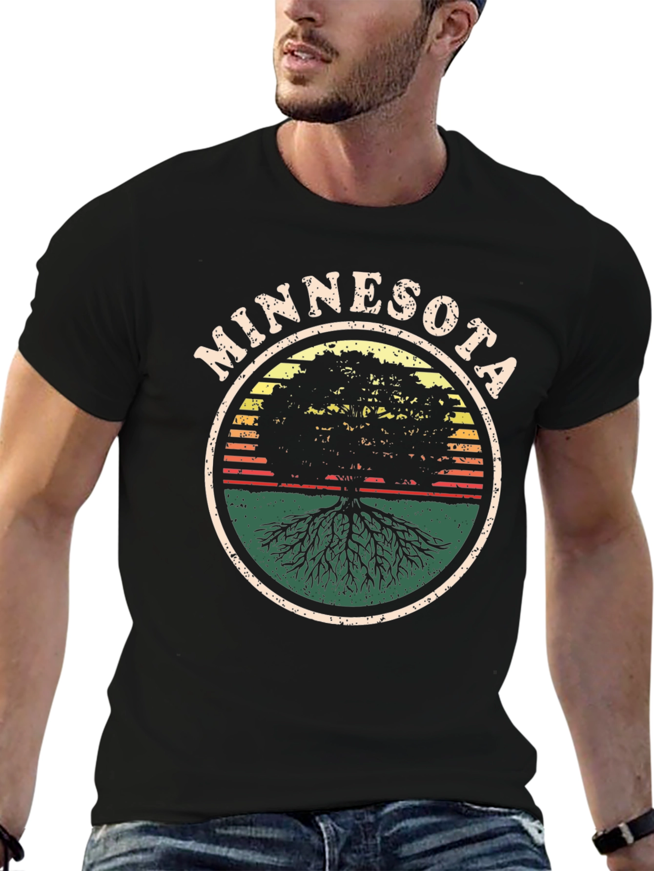 Minnesota Roots T-Shirt - Black Tee