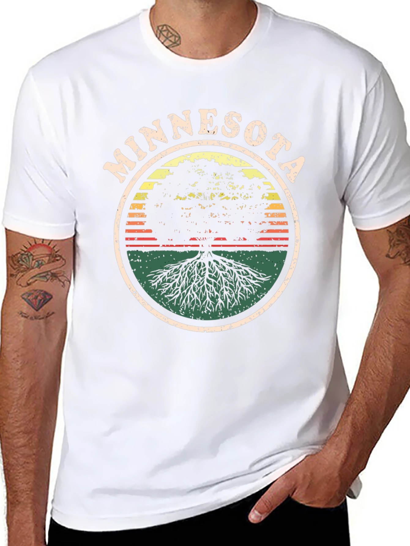Minnesota Roots T-Shirt - Black Tee