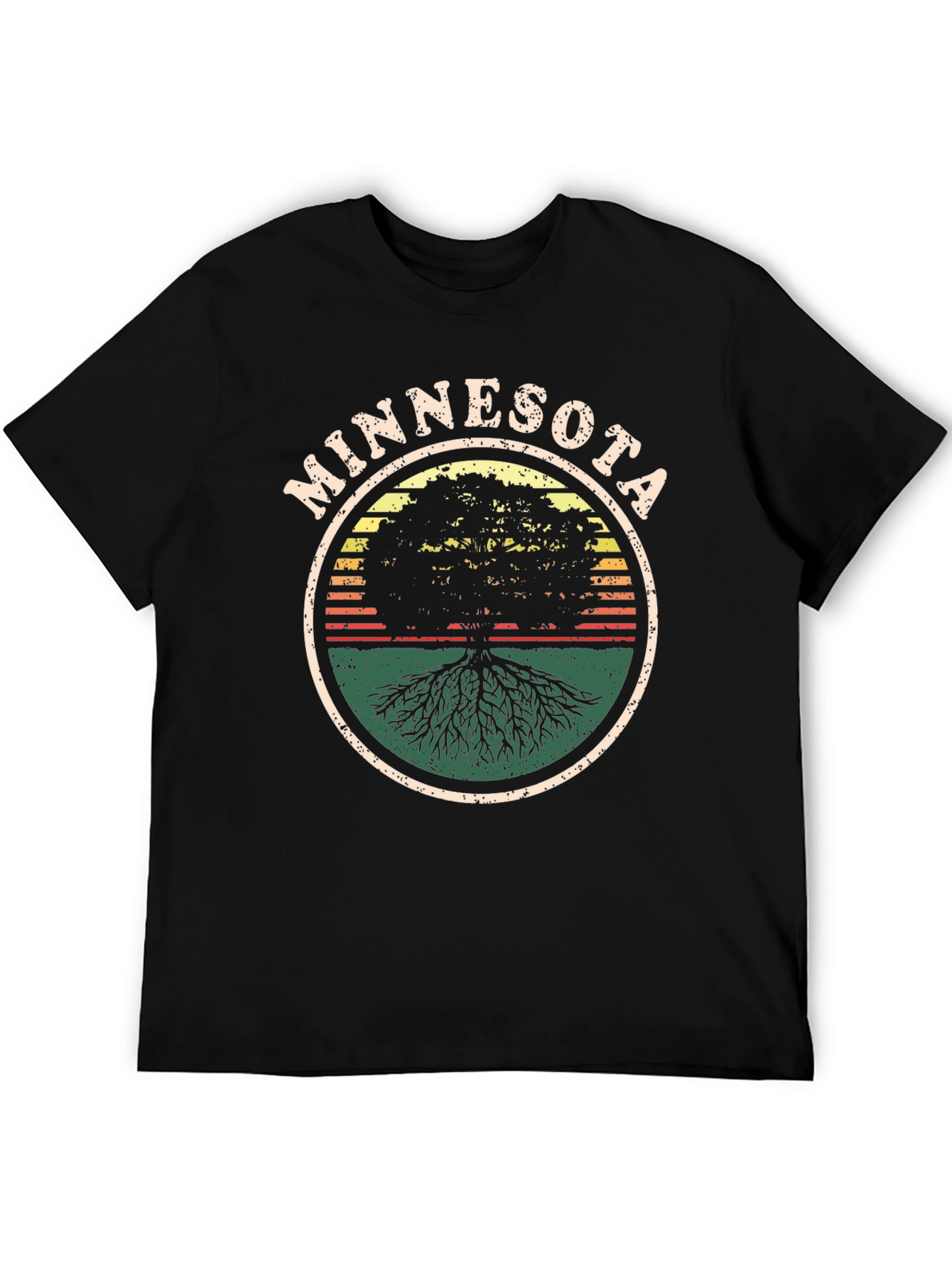 Minnesota Roots T-Shirt - Black Tee