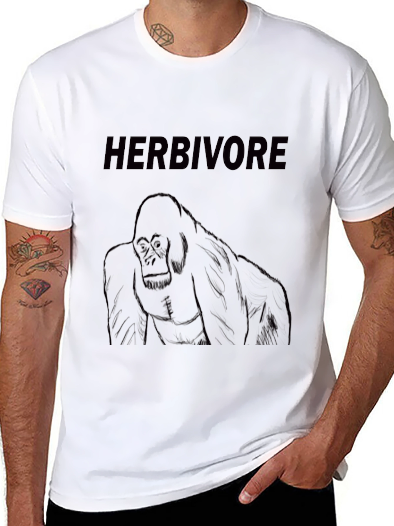 Herbivore Gorilla Graphic T-Shirt