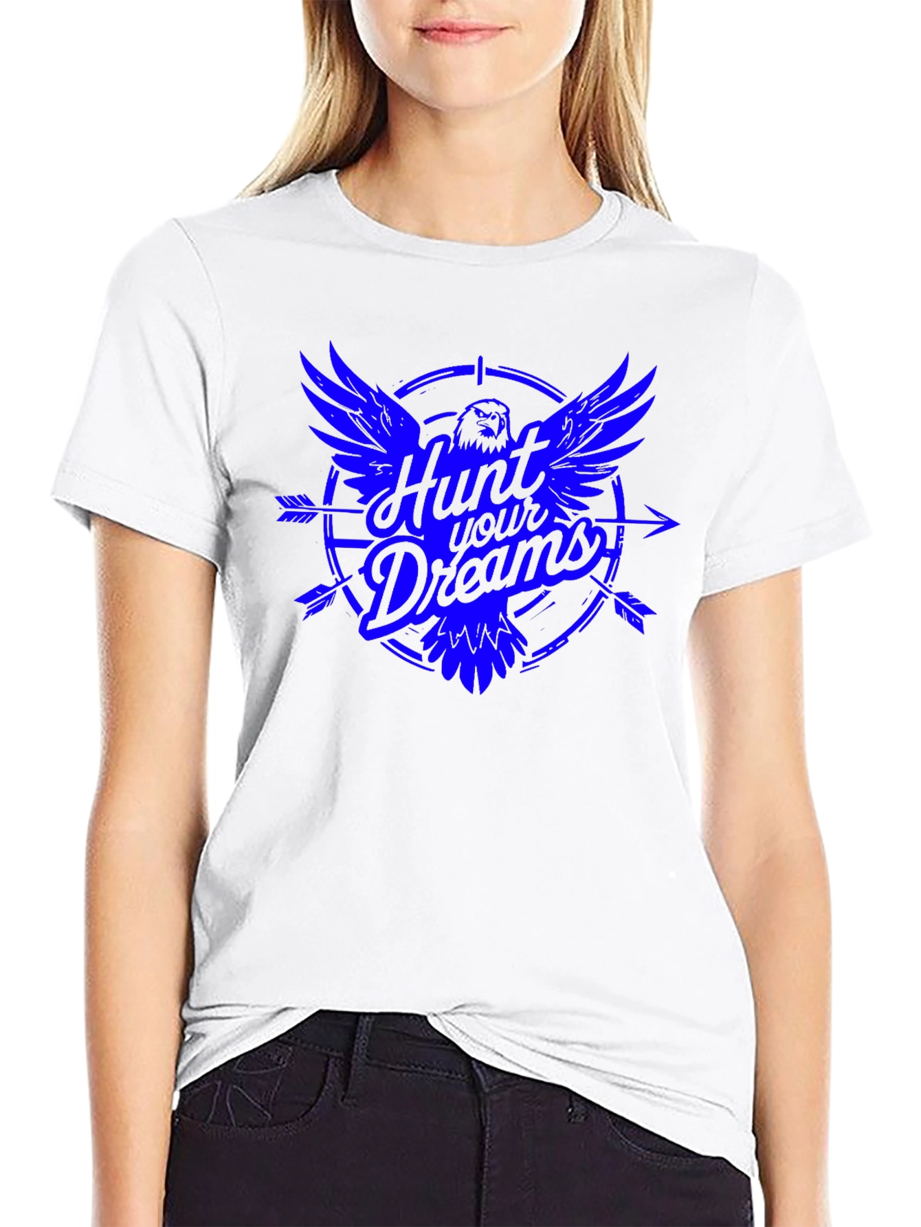 Hunt Your Dreams Graphic Tee - Mens Black T-Shirt
