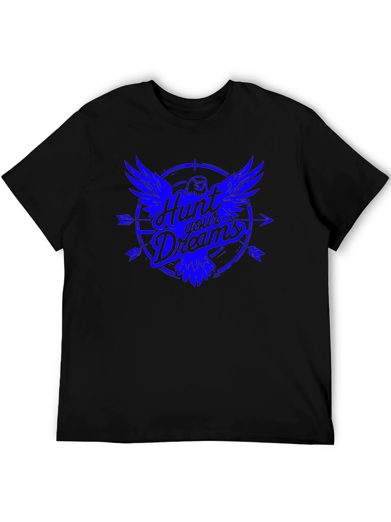 Hunt Your Dreams Graphic Tee - Mens Black T-Shirt