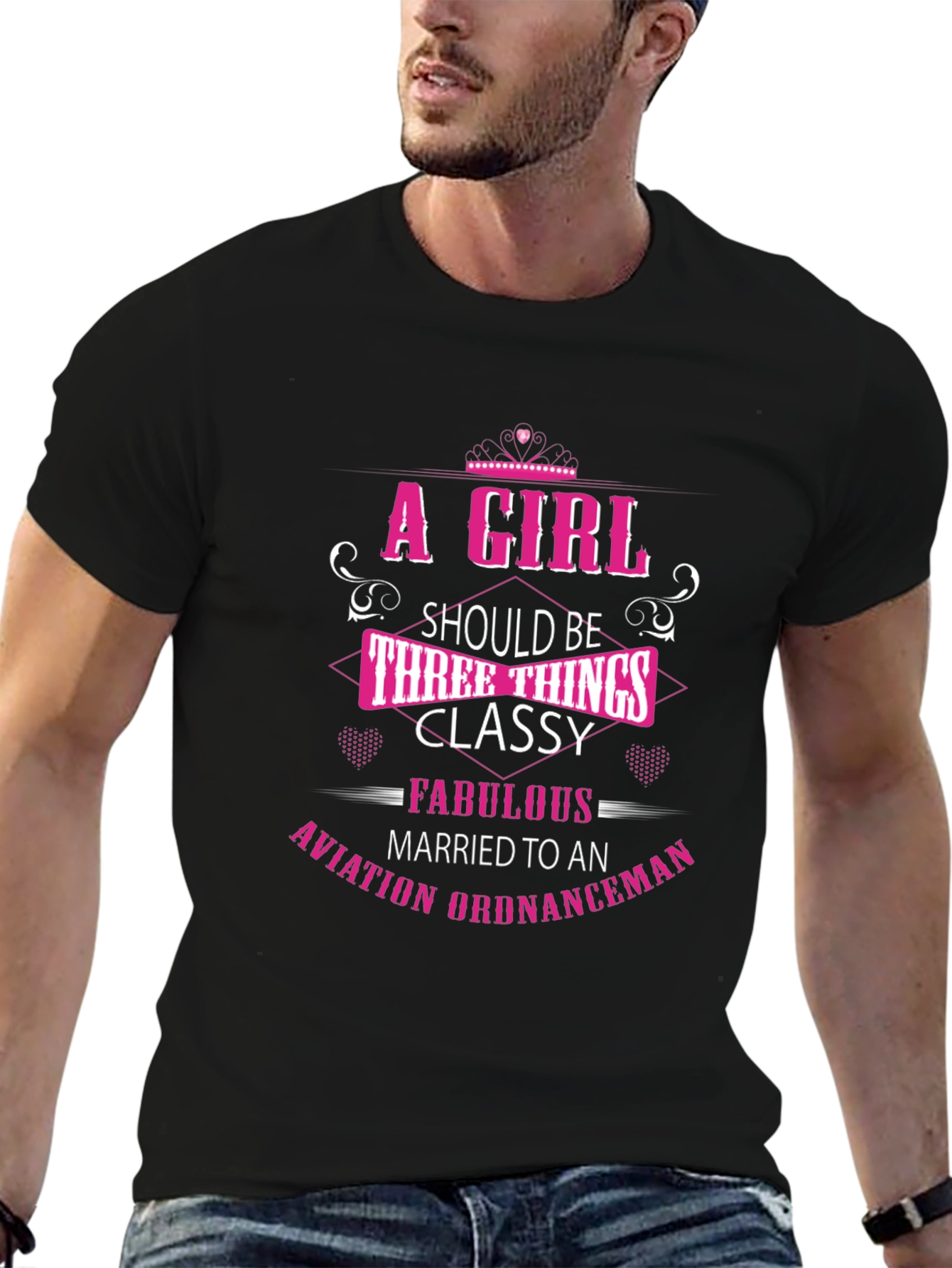 Classy Aviation Ordnanceman Wife T-Shirt