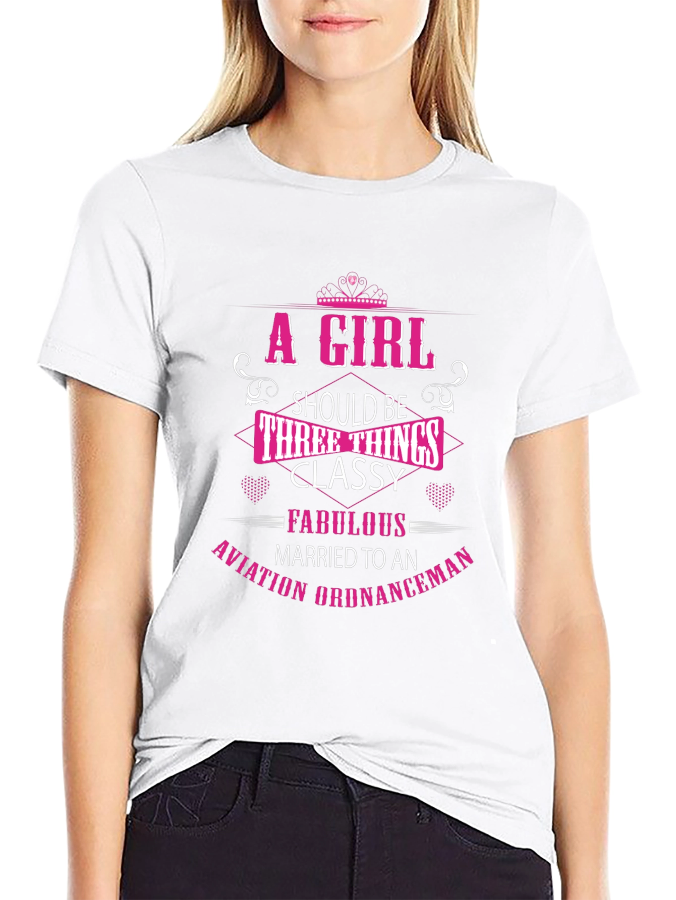 Classy Aviation Ordnanceman Wife T-Shirt