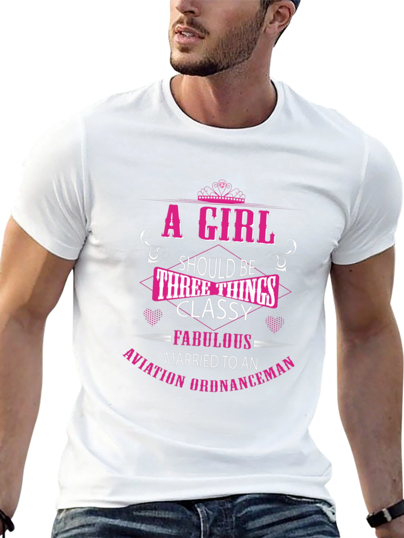 Classy Aviation Ordnanceman Wife T-Shirt