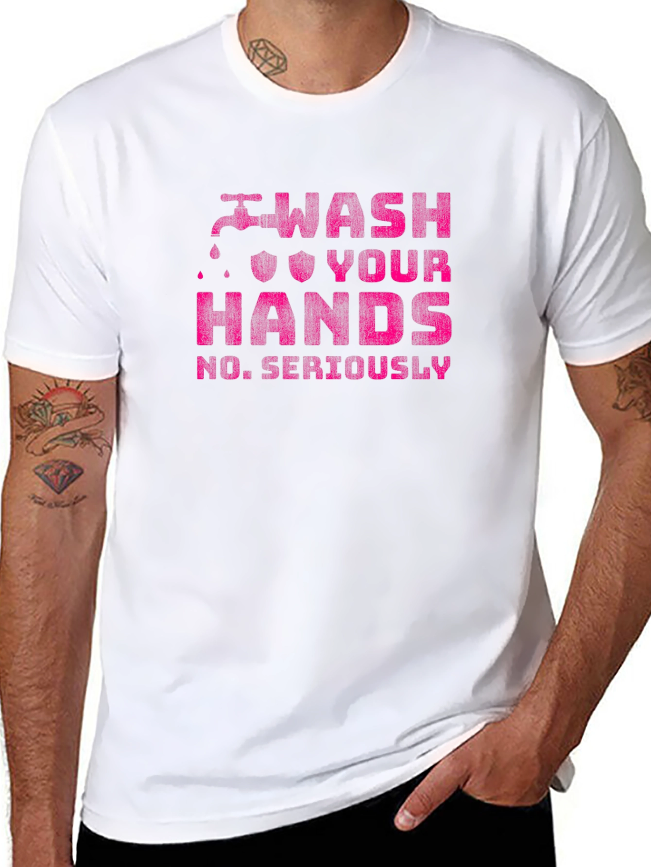 Wash Your Hands Graphic T-Shirt