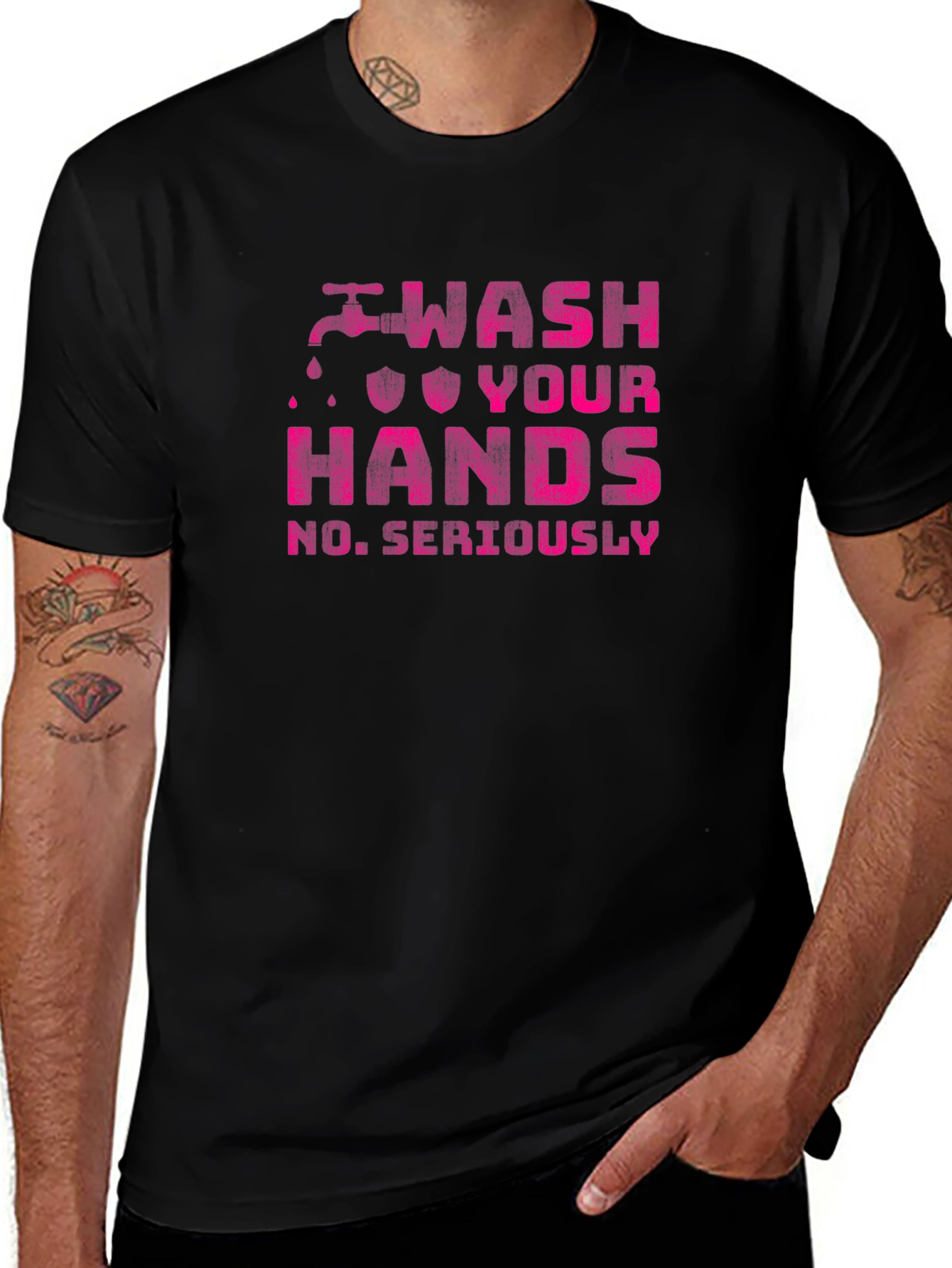 Wash Your Hands Graphic T-Shirt