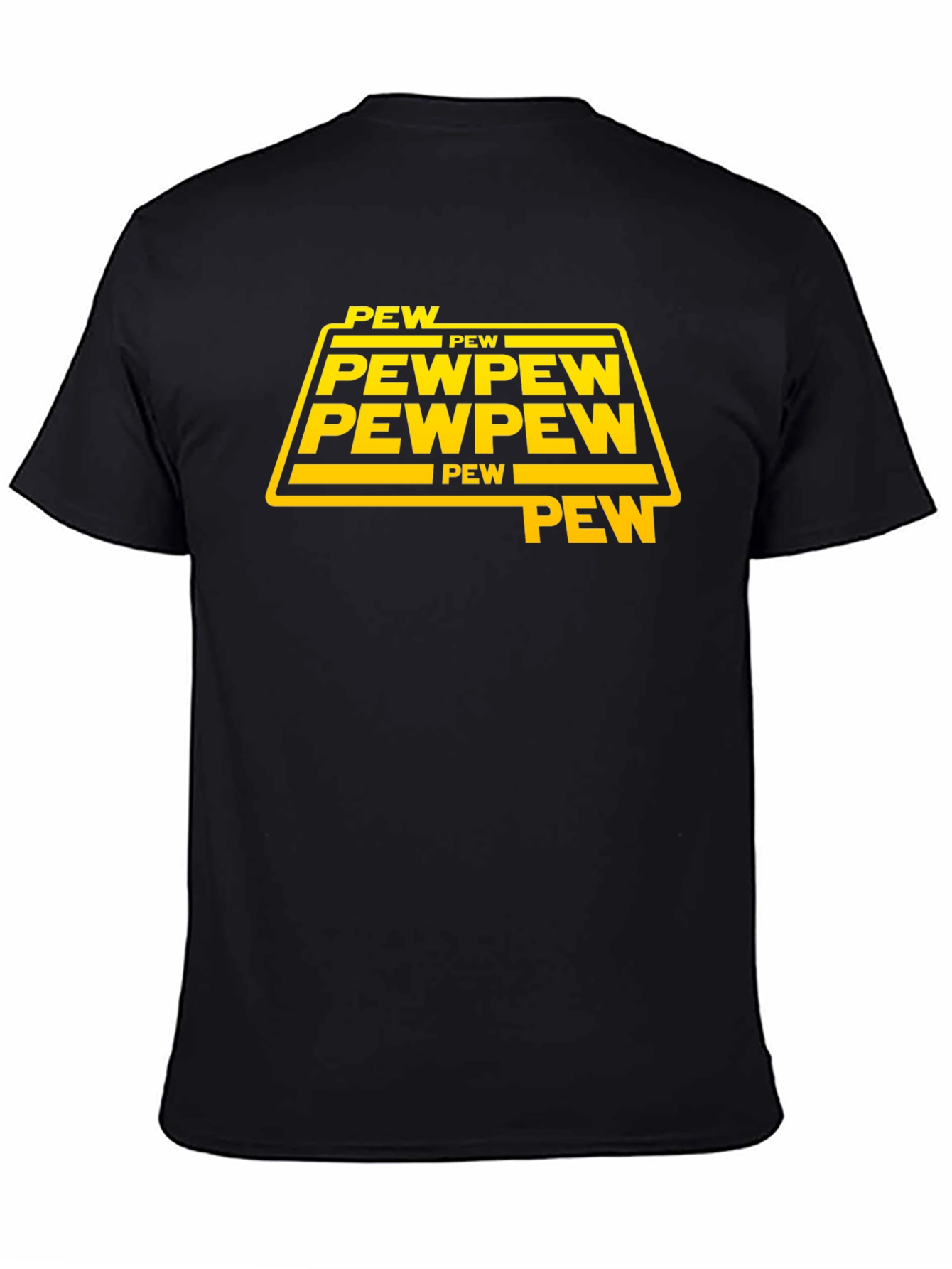 Pew Pew Star Wars Inspired Black T-Shirt