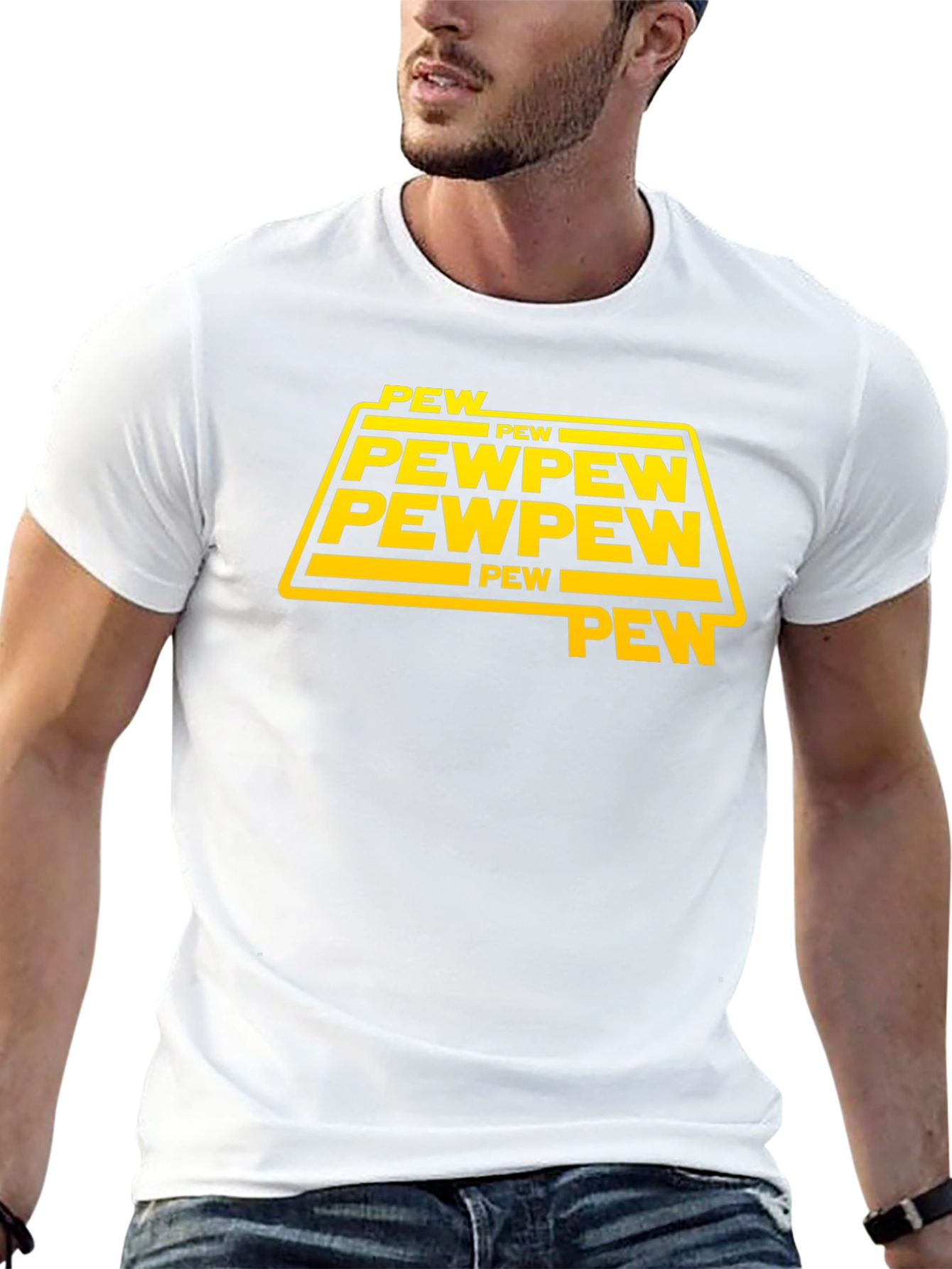 Pew Pew Star Wars Inspired Black T-Shirt