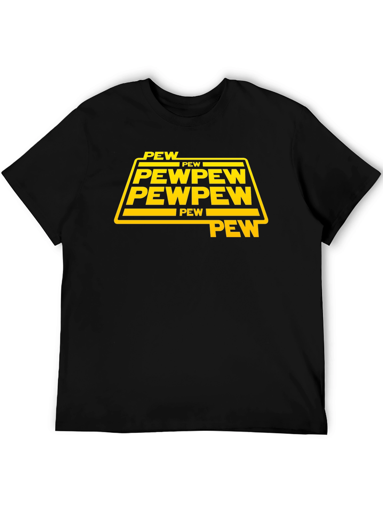Pew Pew Star Wars Inspired Black T-Shirt
