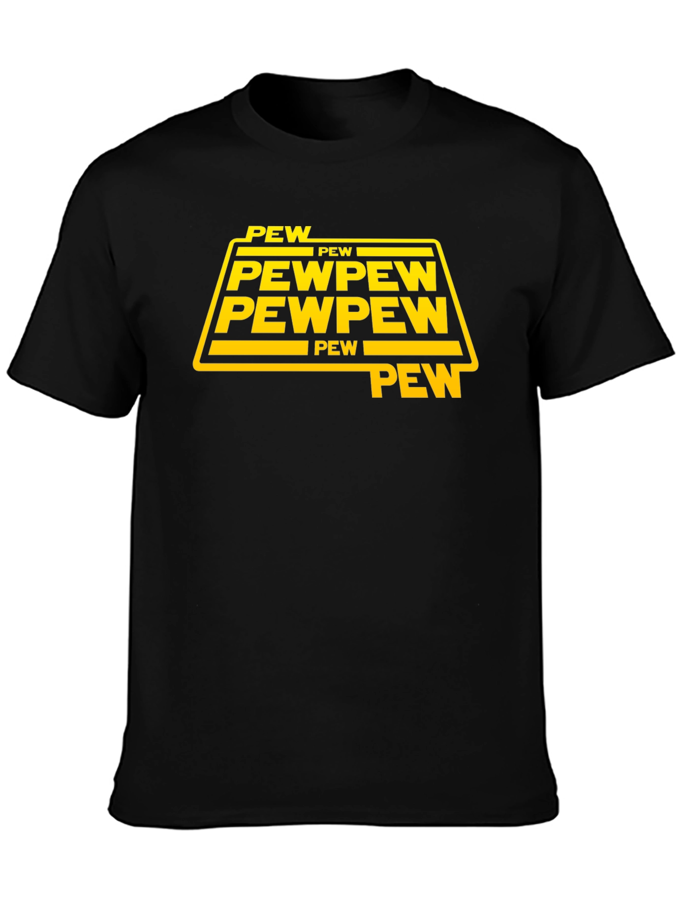 Pew Pew Star Wars Inspired Black T-Shirt