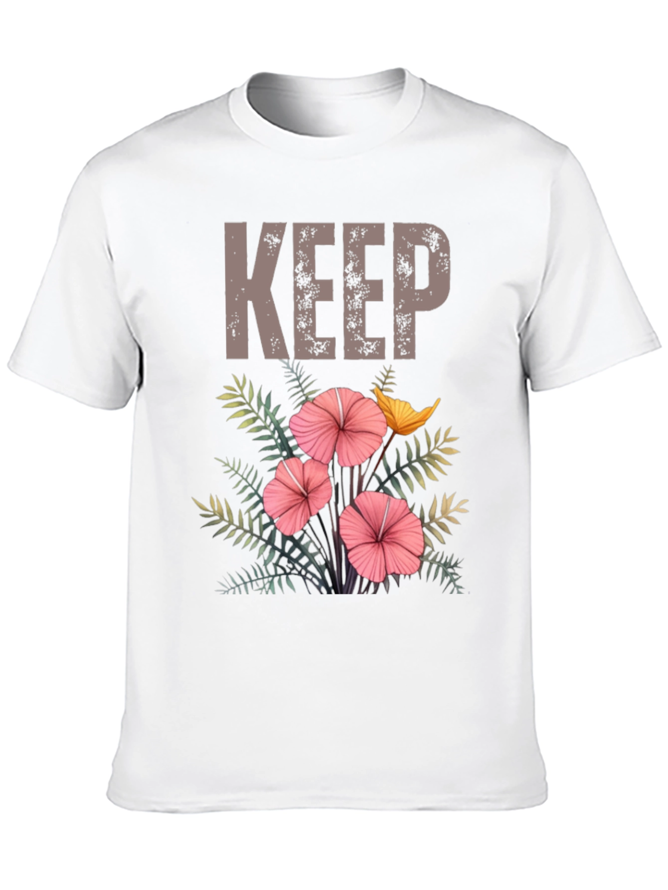 Keep Floral Graphic T-Shirt