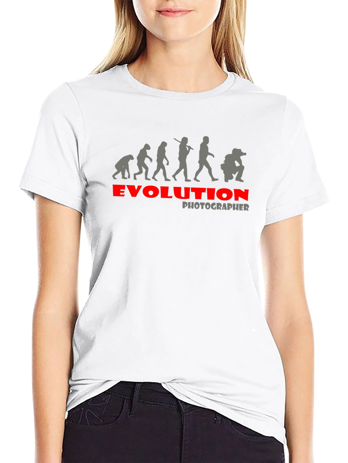 Evolution Photographer Graphic T-Shirt