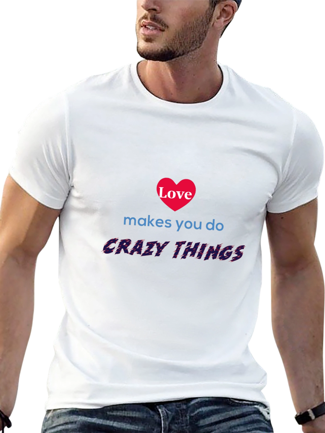 Love Makes You Do Crazy Things Graphic Tee