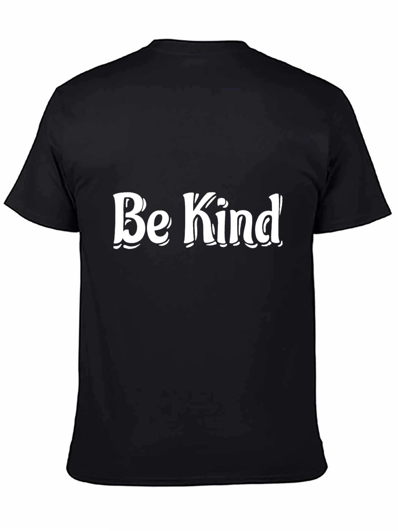 Be Kind Graphic Tee - Black Cotton T-Shirt