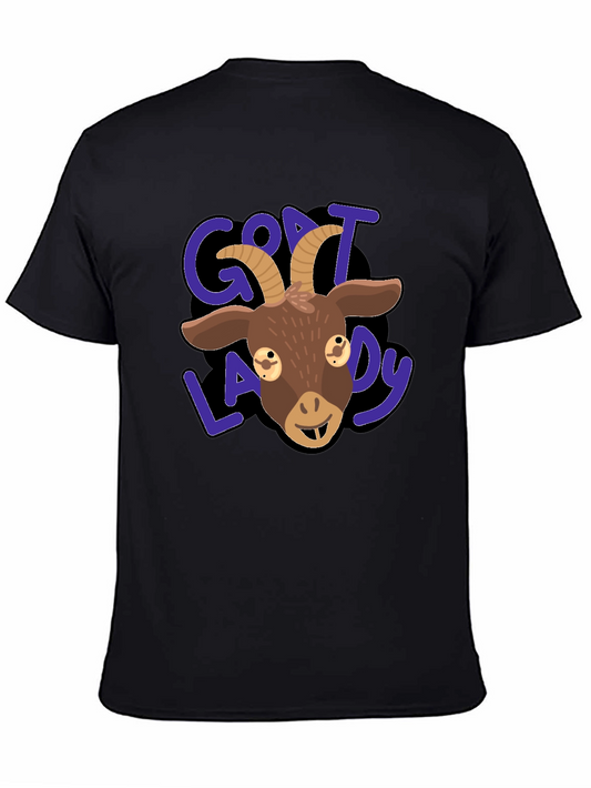 Goat Lady Graphic Tee - Black T-Shirt