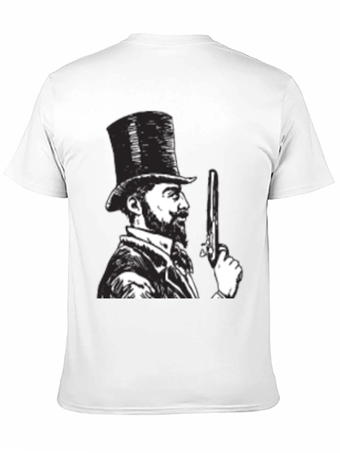 Top Hat Gunman Graphic Tee