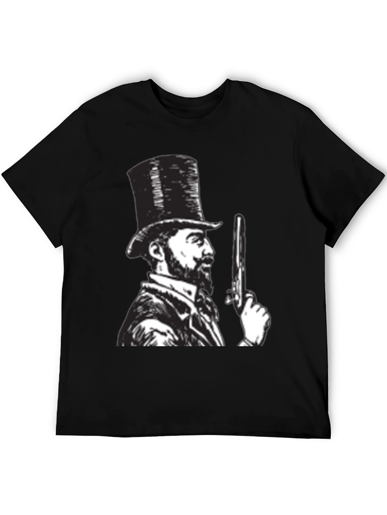 Top Hat Gunman Graphic Tee