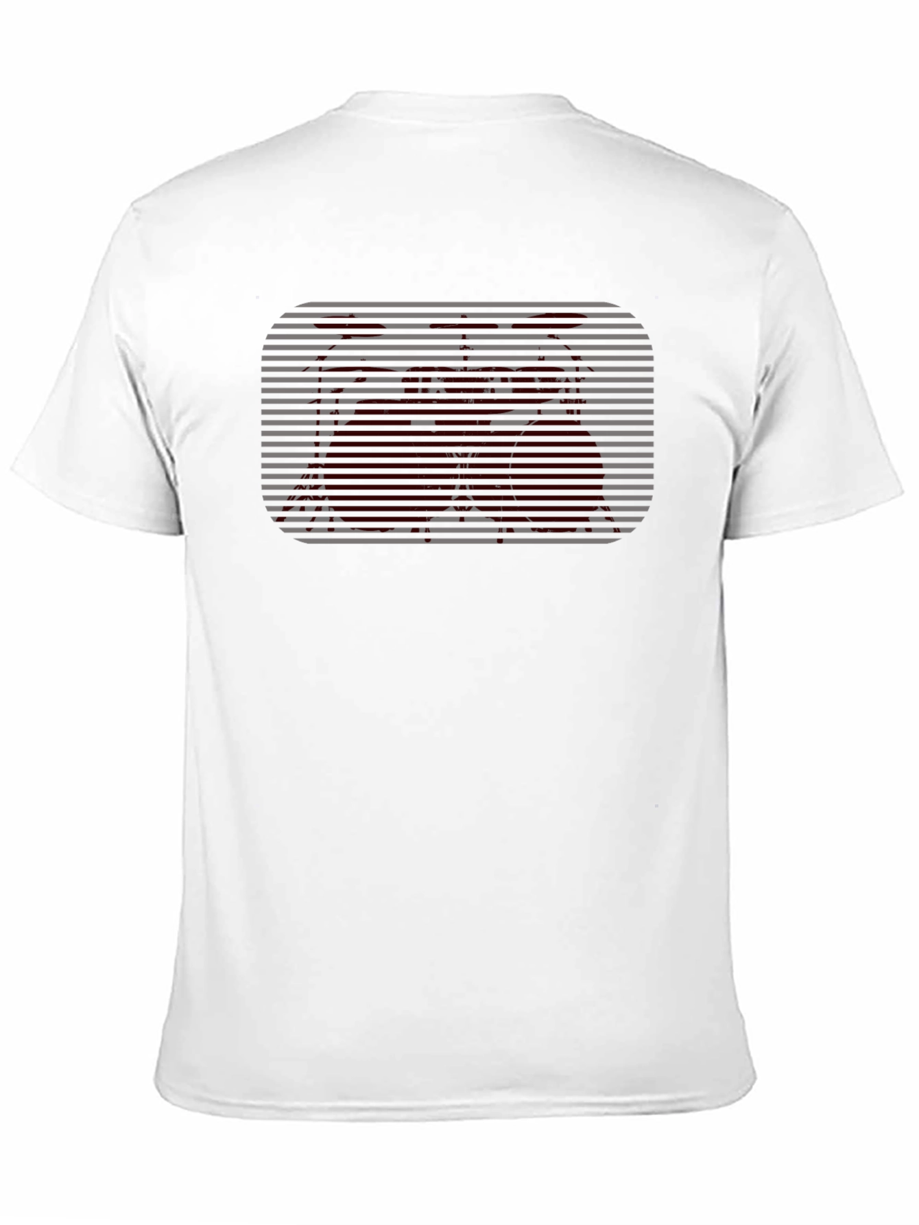 Drum Set Graphic Tee - Black Casual Shirt