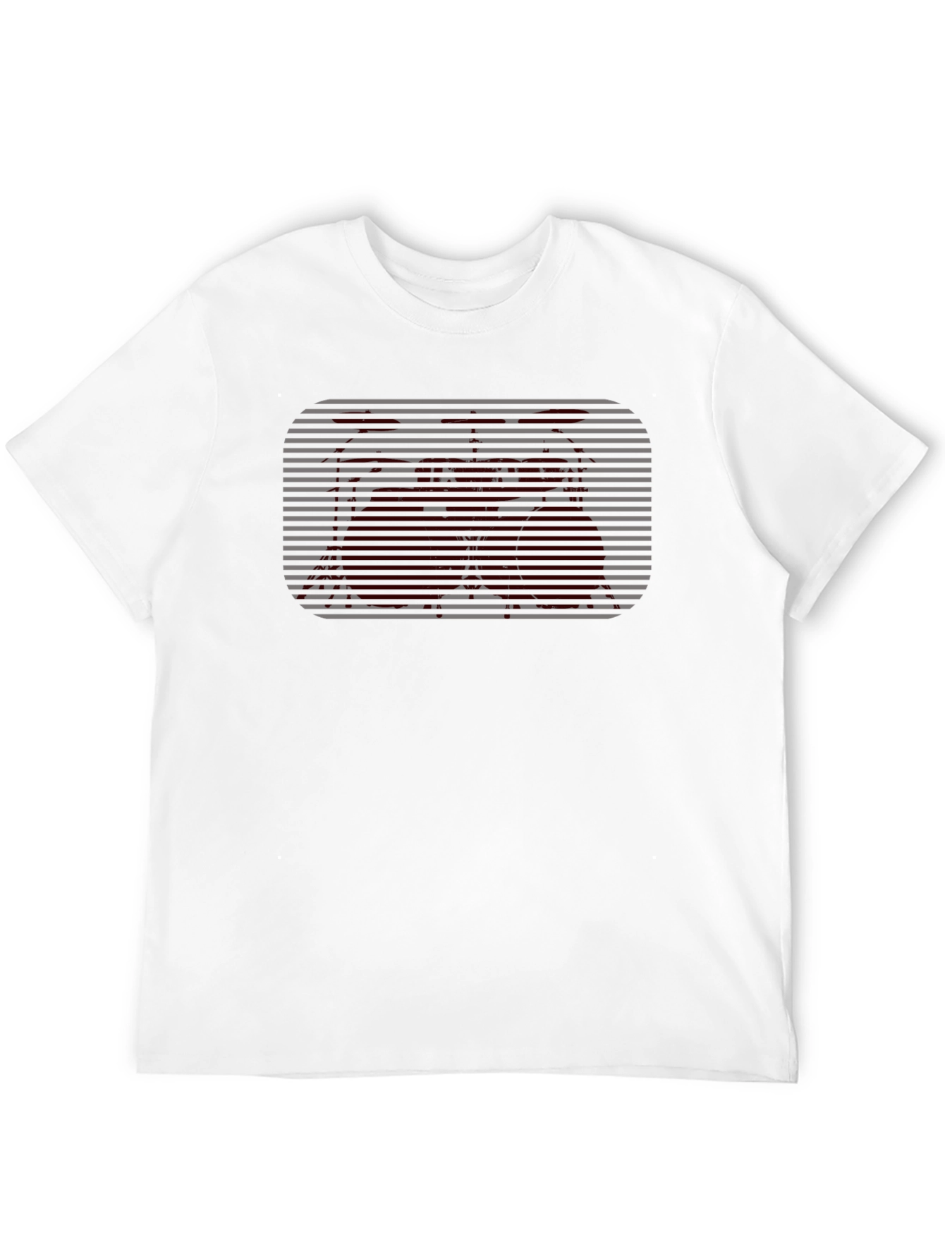 Drum Set Graphic Tee - Black Casual Shirt