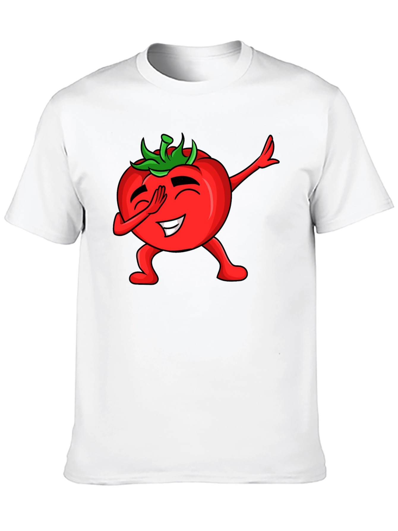 Tomato Dabbing Black T-Shirt