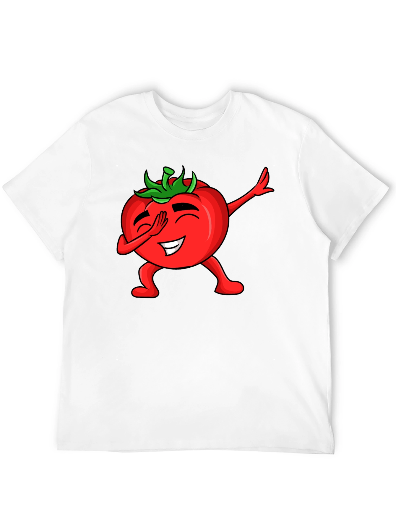 Tomato Dabbing Black T-Shirt