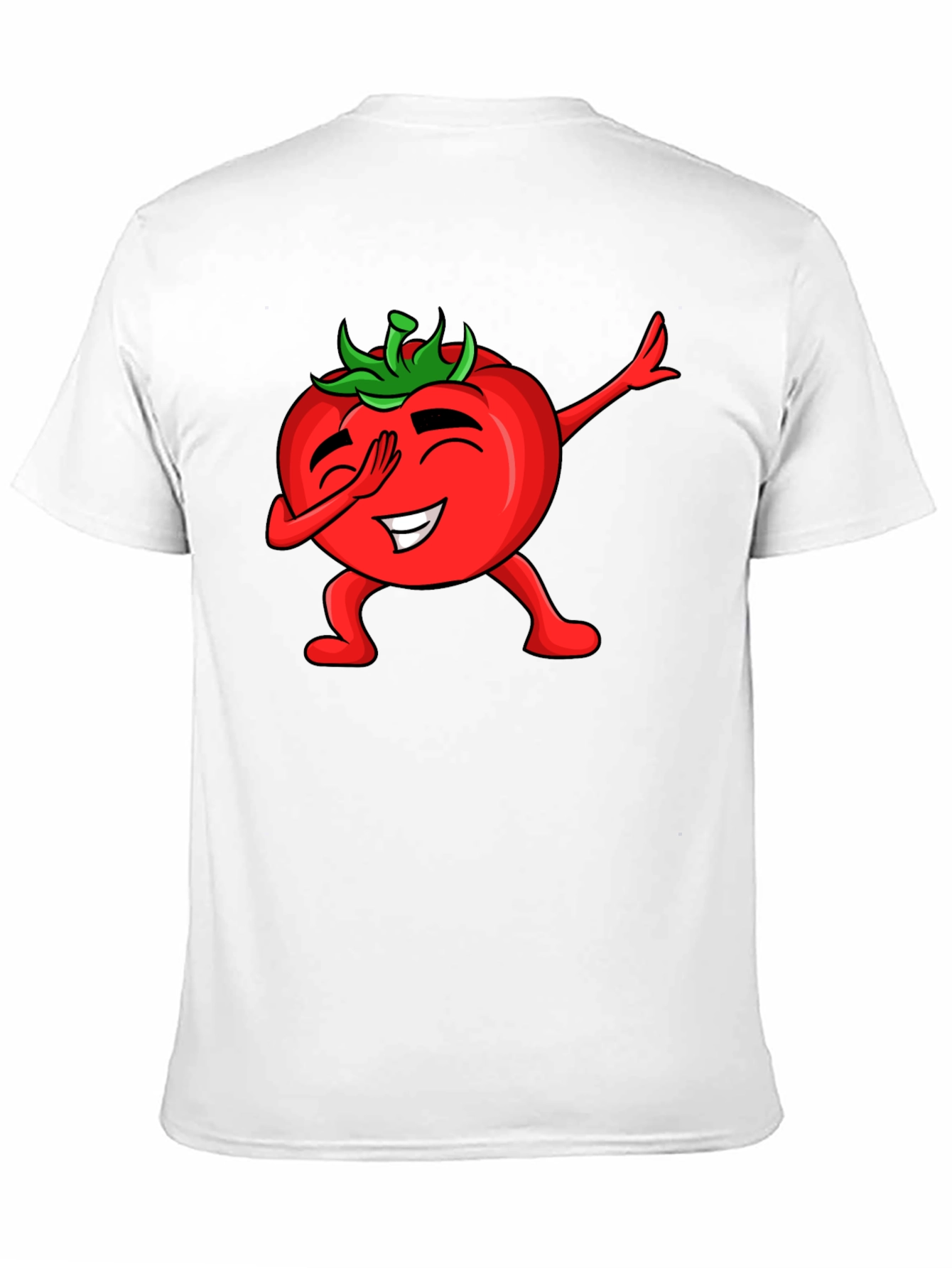 Tomato Dabbing Black T-Shirt