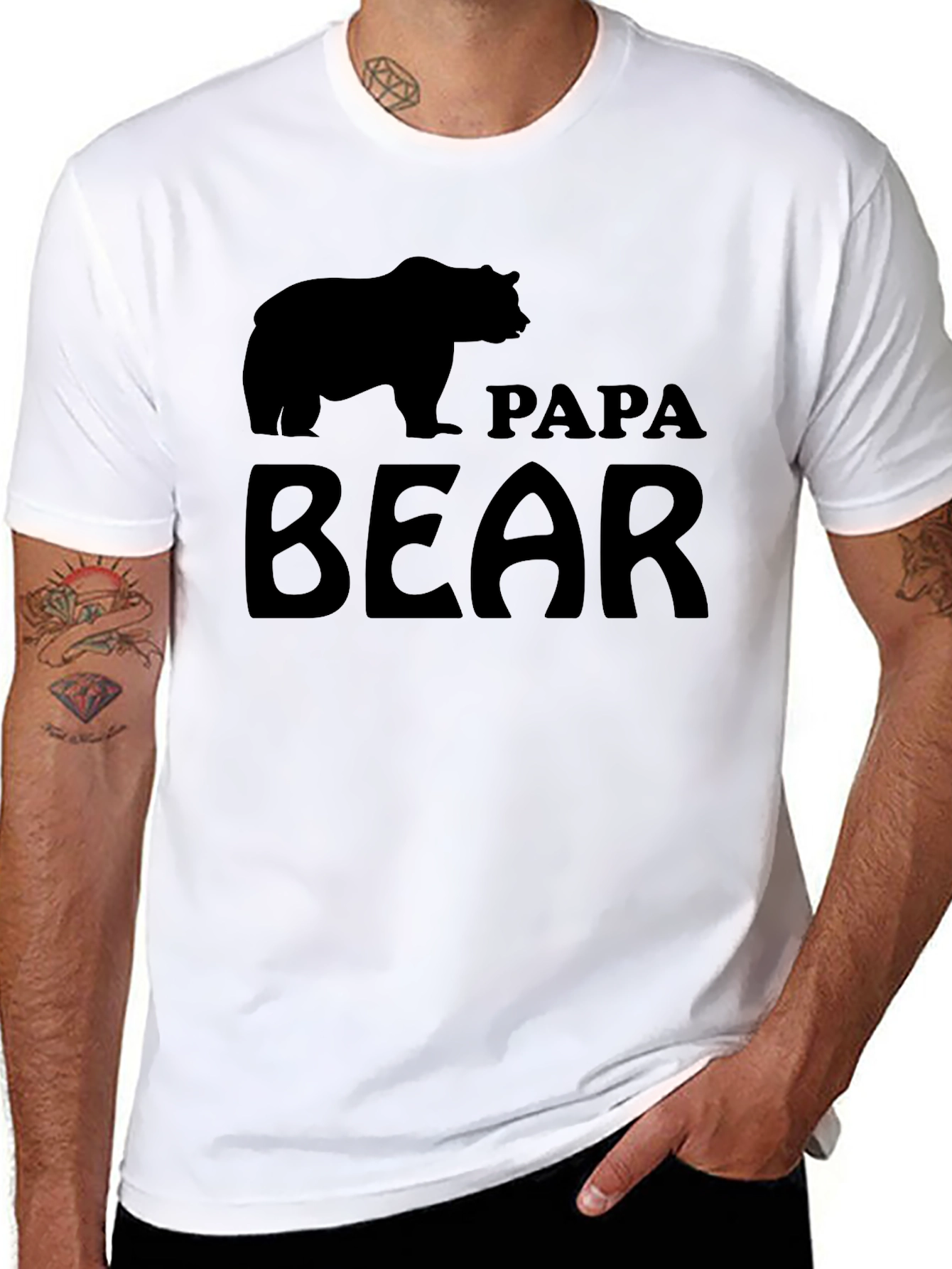 Papa Bear T-Shirt - Mens Graphic Tee