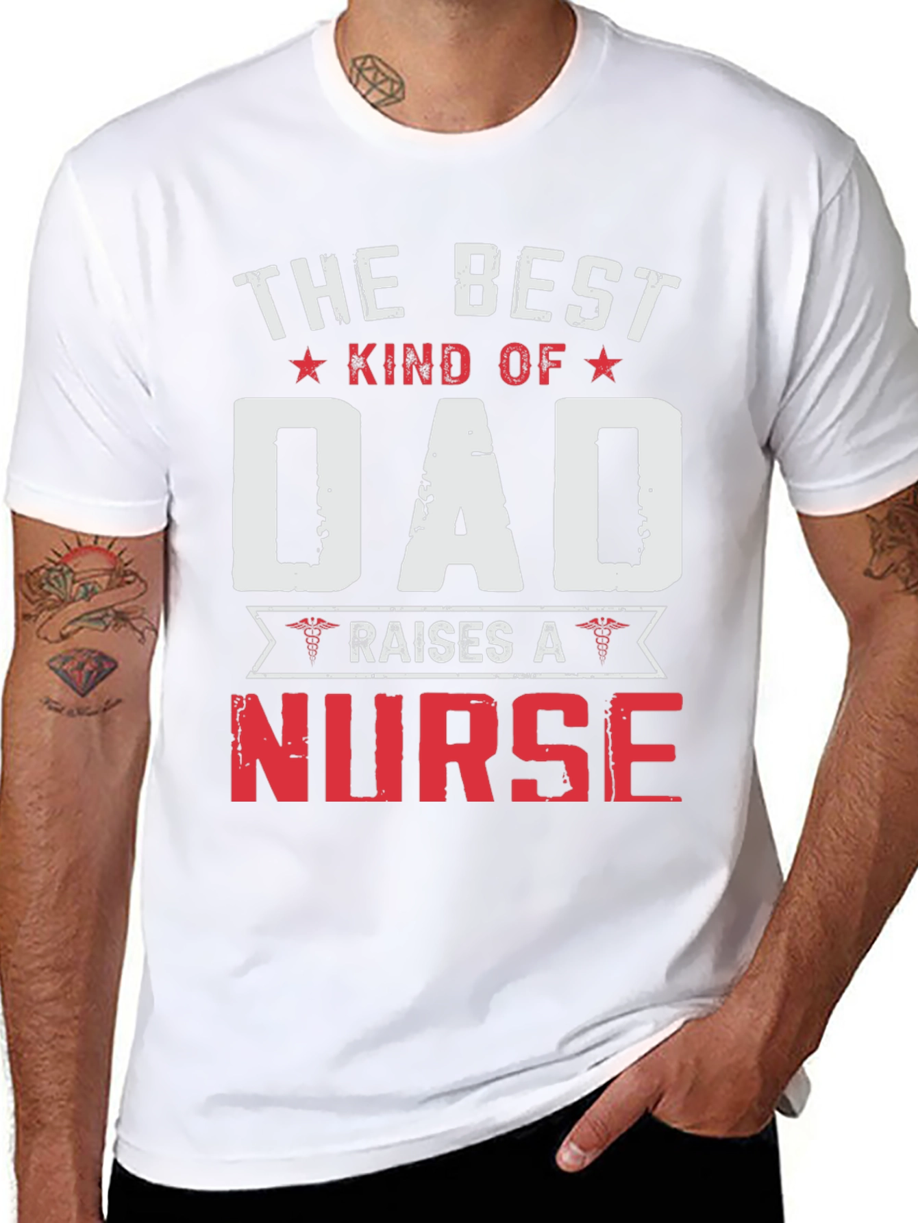 Best Kind of Dad Raises a Nurse T-Shirt