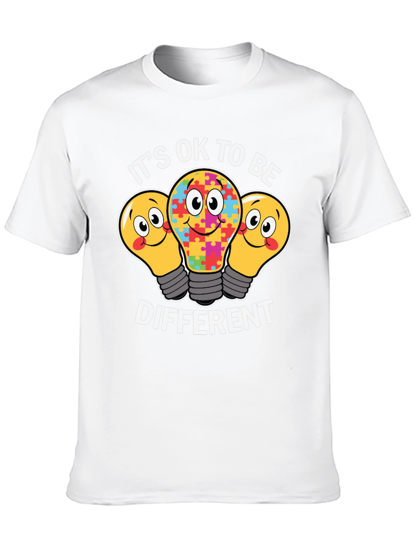Autism Awareness T-Shirt Different Is Ok