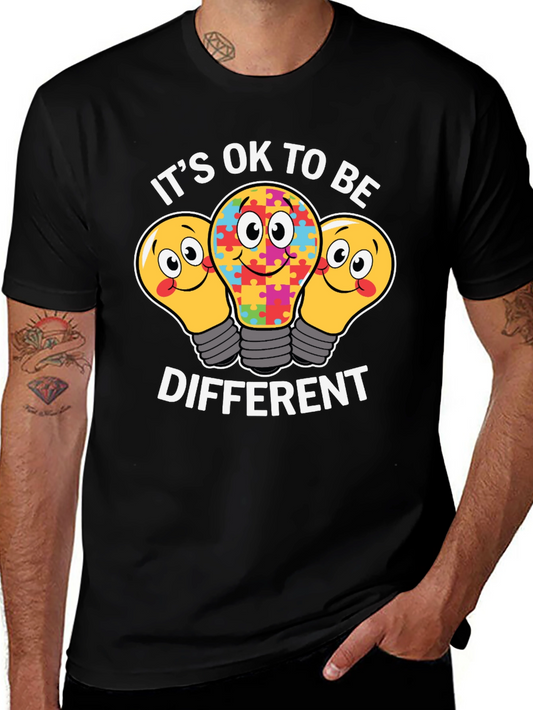 Autism Awareness T-Shirt Different Is Ok