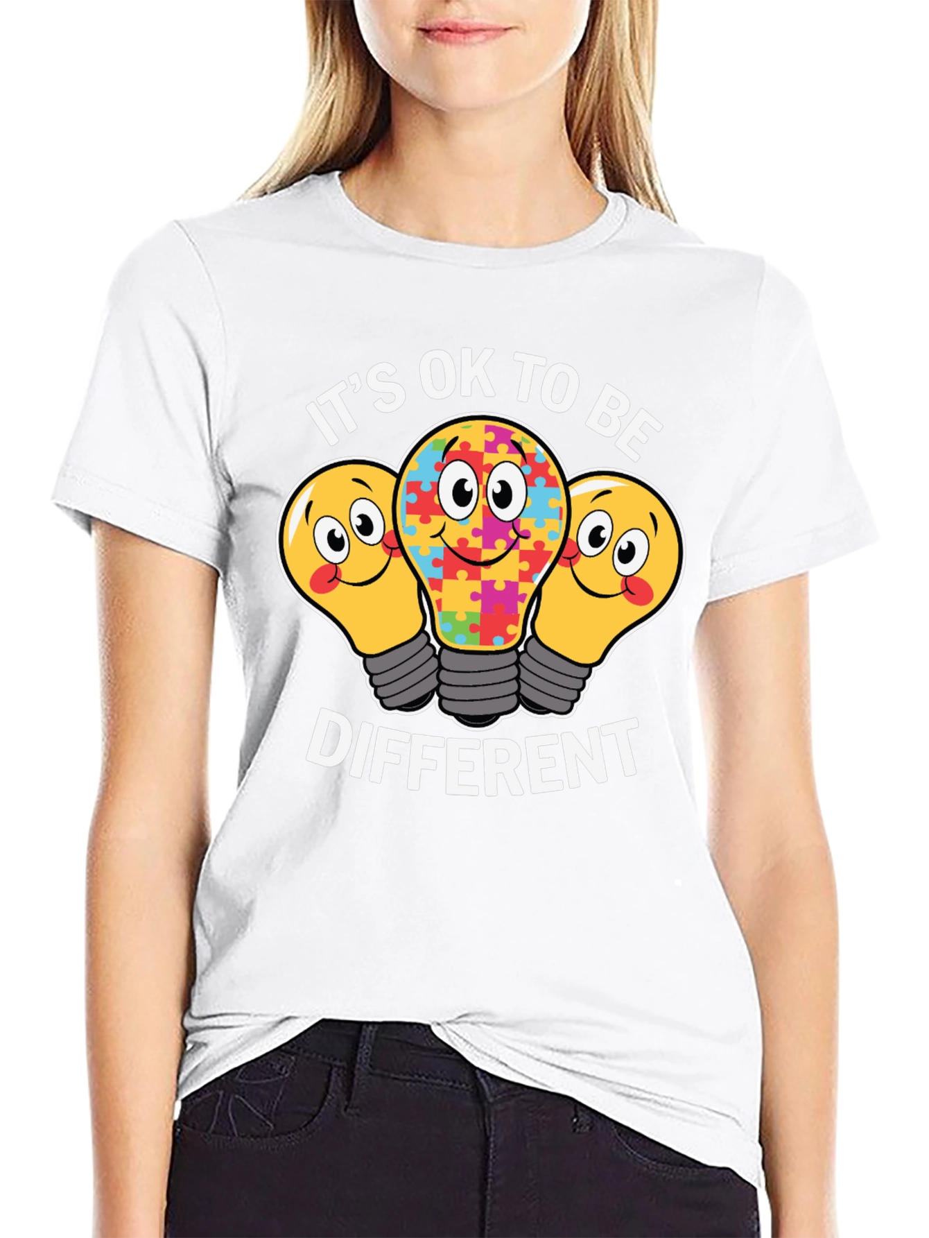 Autism Awareness T-Shirt Different Is Ok