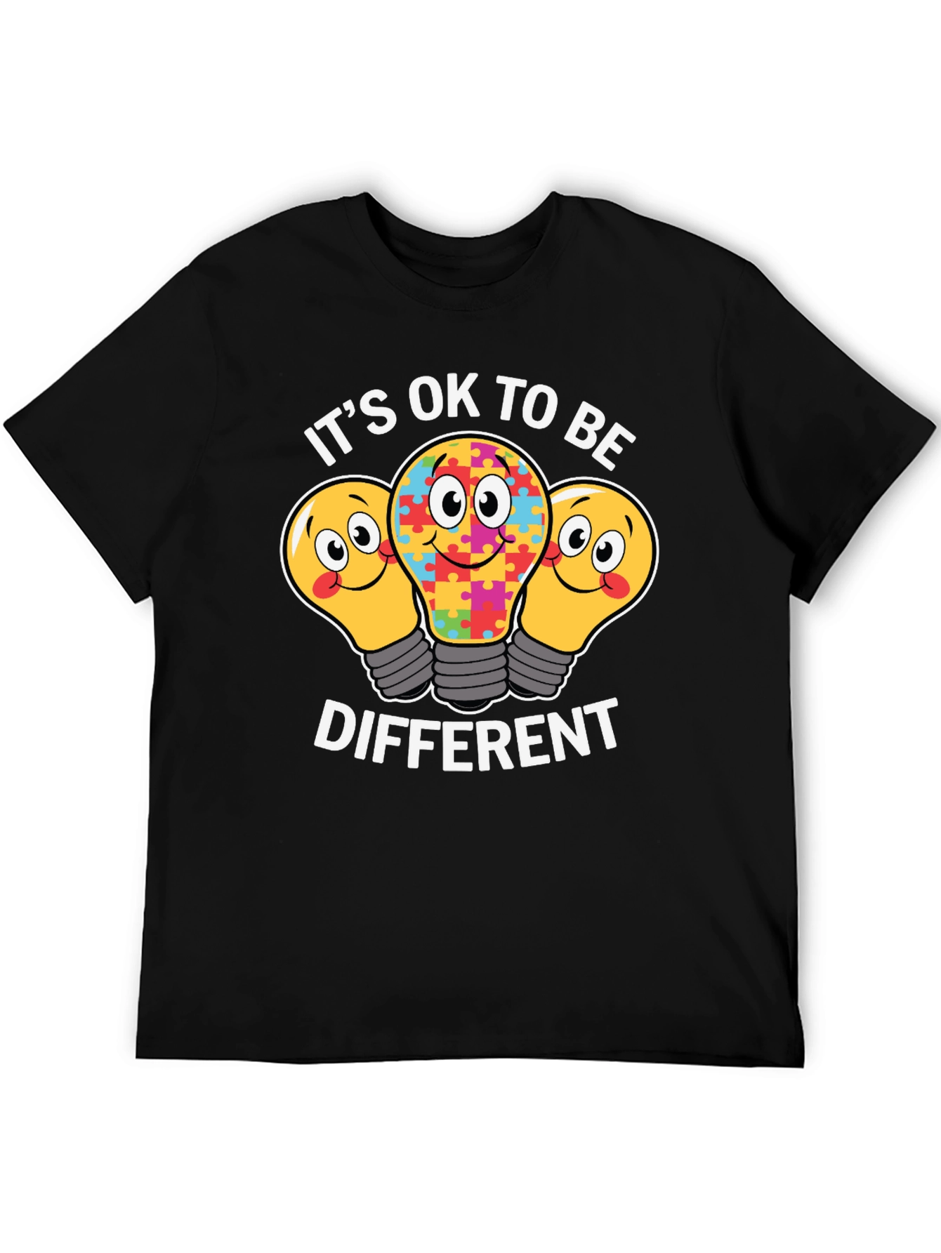 Autism Awareness T-Shirt Different Is Ok