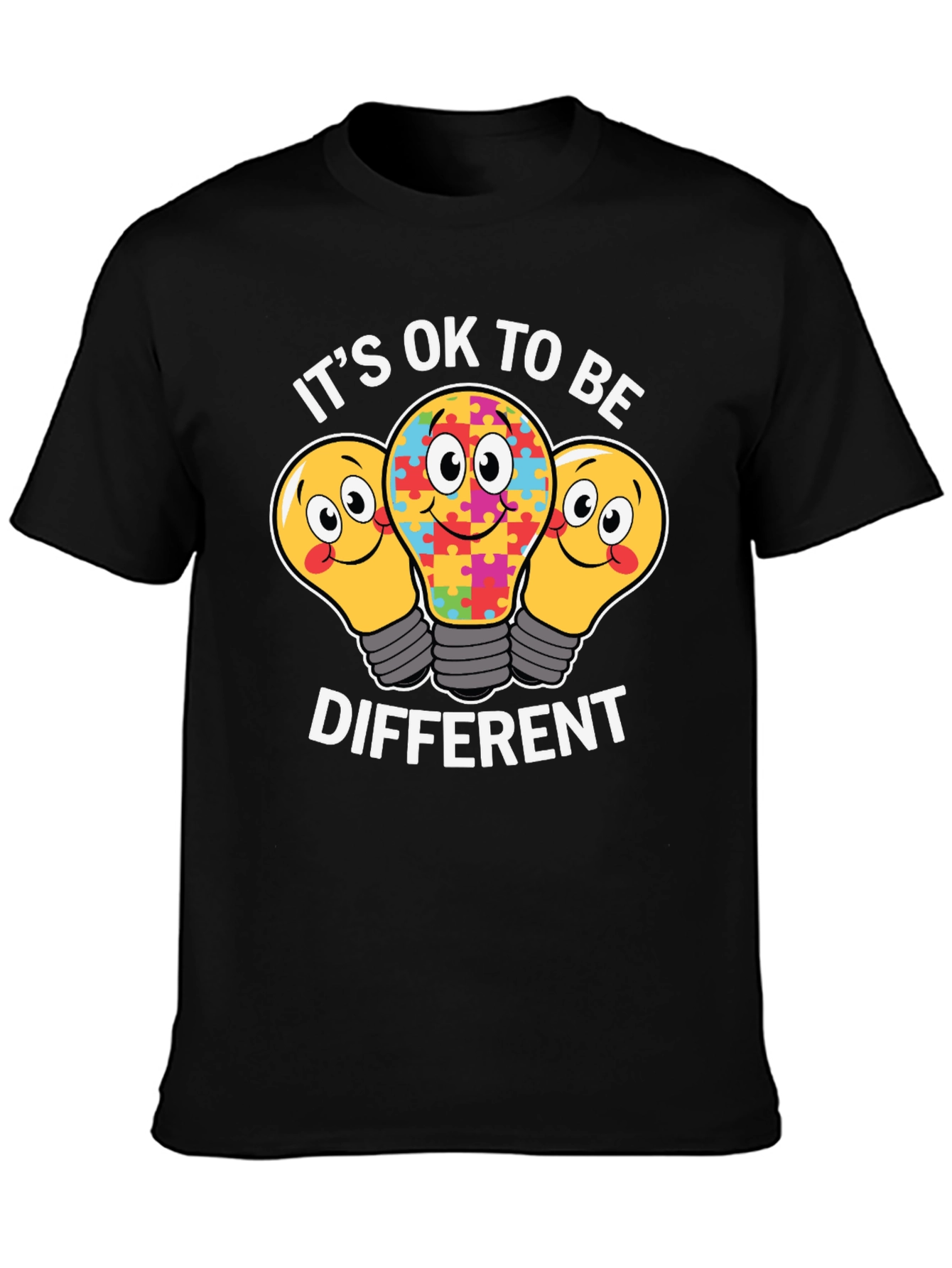 Autism Awareness T-Shirt Different Is Ok