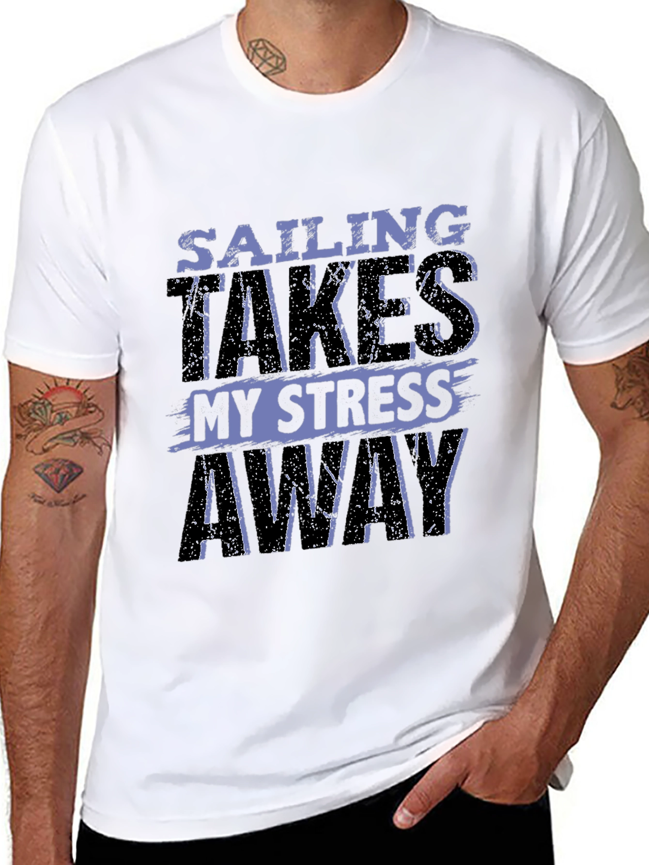 Sailing Takes My Stress Away Graphic Tee