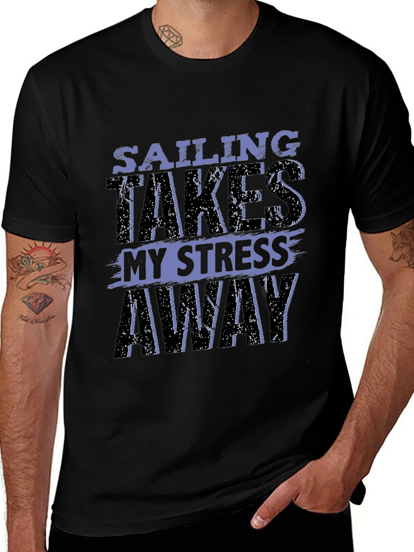 Sailing Takes My Stress Away Graphic Tee
