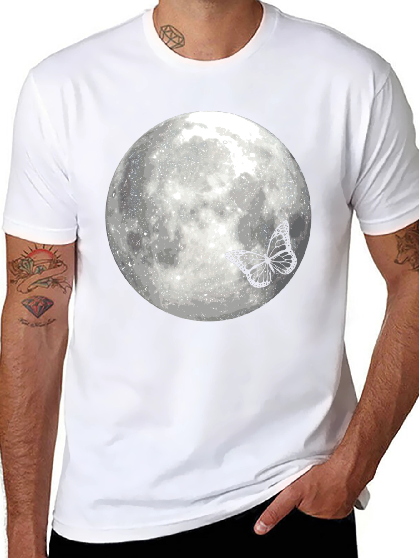 Moon Butterfly Graphic Tee