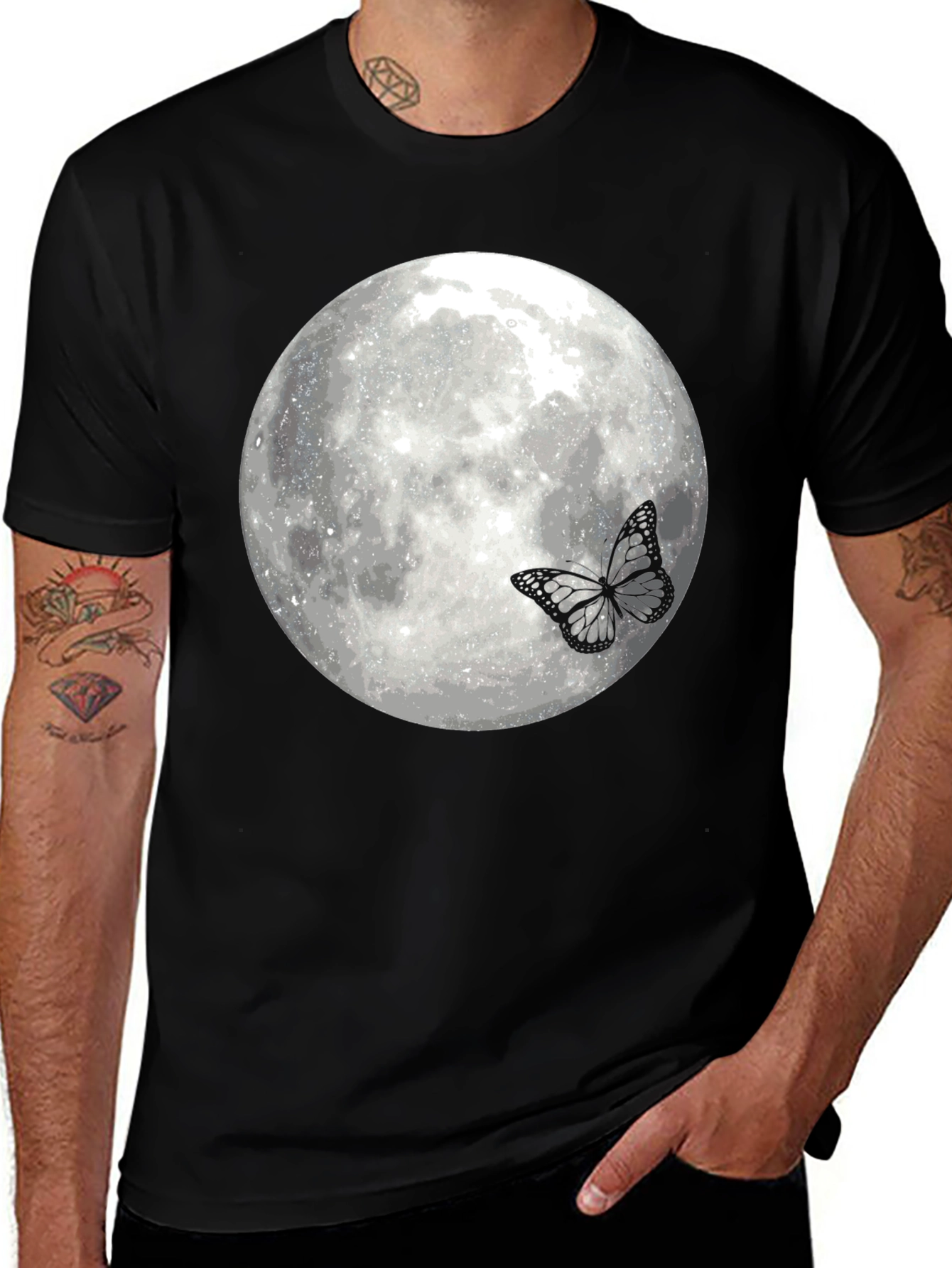 Moon Butterfly Graphic Tee