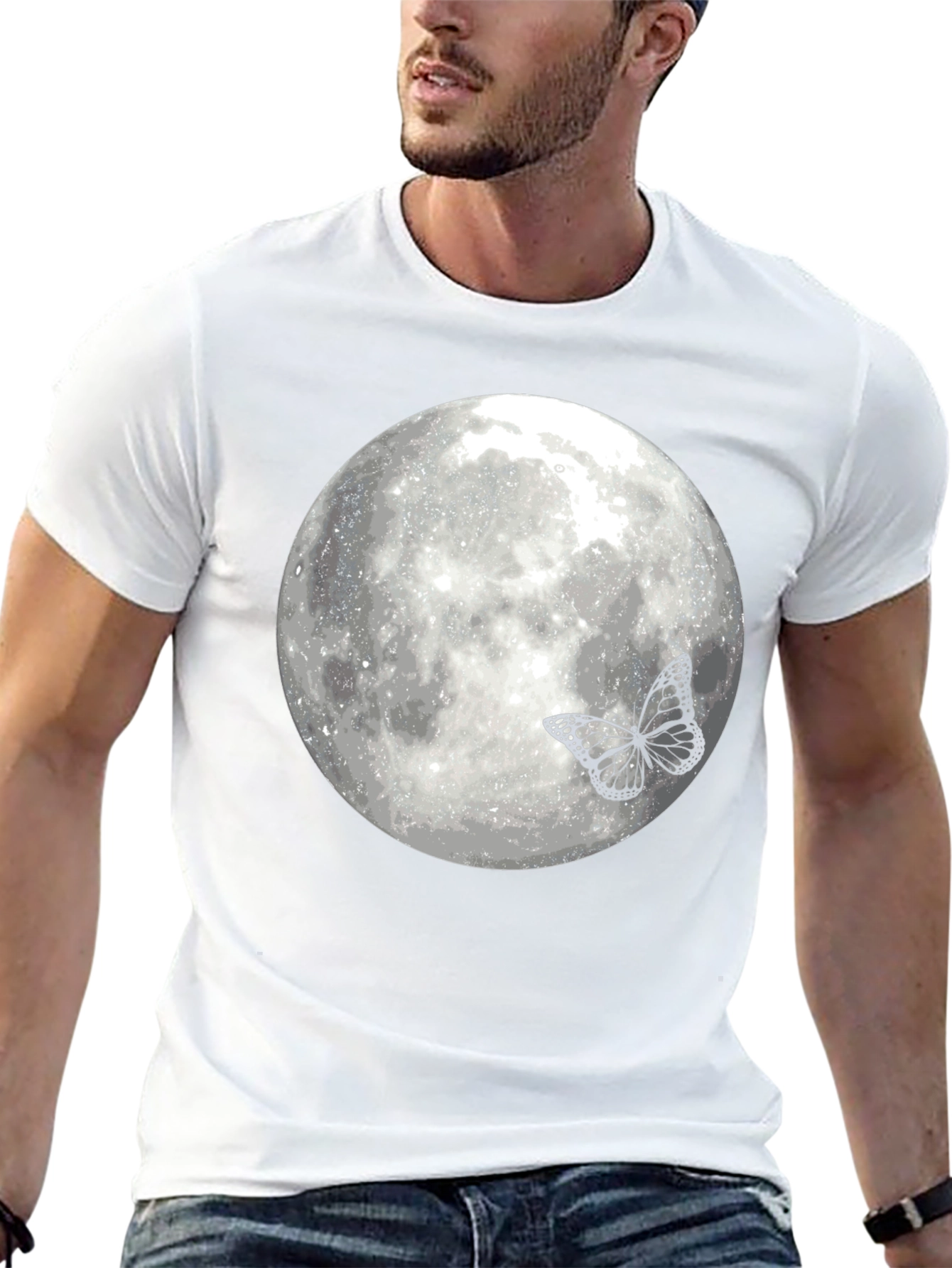 Moon Butterfly Graphic Tee