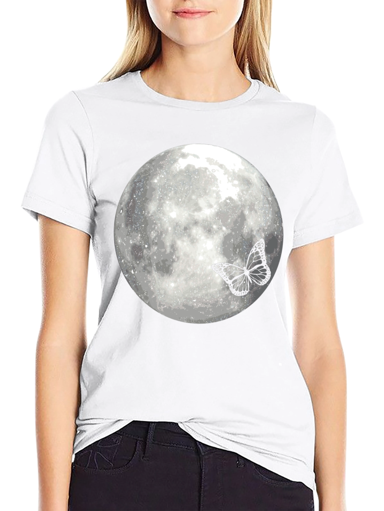 Moon Butterfly Graphic Tee