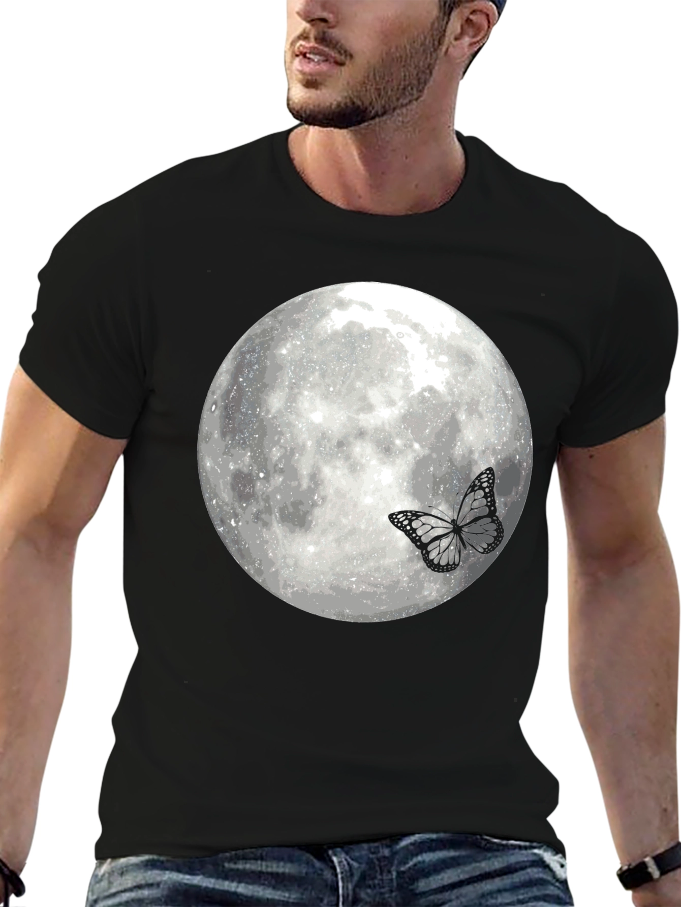 Moon Butterfly Graphic Tee