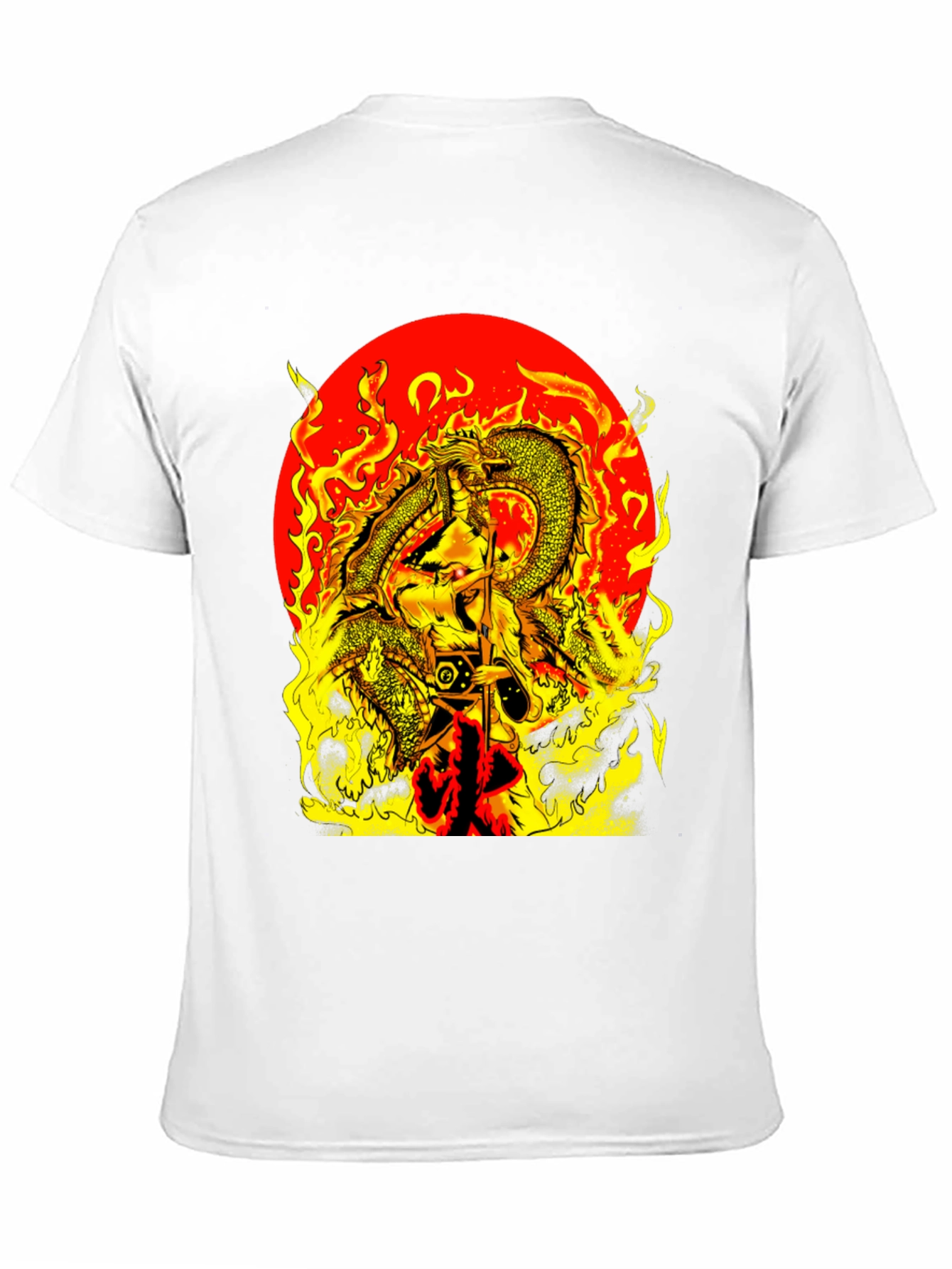 Fiery Dragon Graphic Tee - Bold Statement Shirt