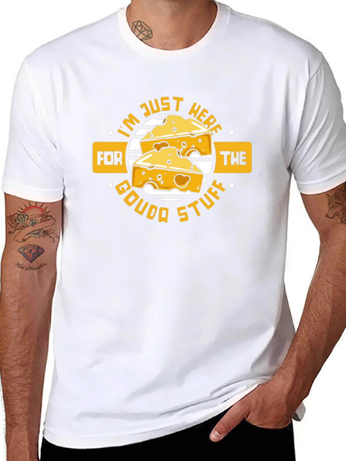 Funny Cheese Lover T-Shirt - Gouda Stuff!
