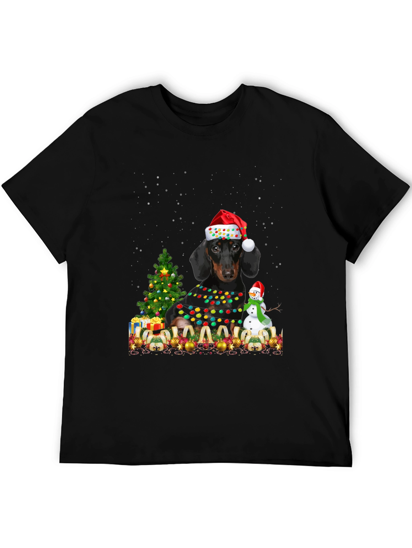 Dachshund Christmas T-Shirt - Holiday Dog Tee