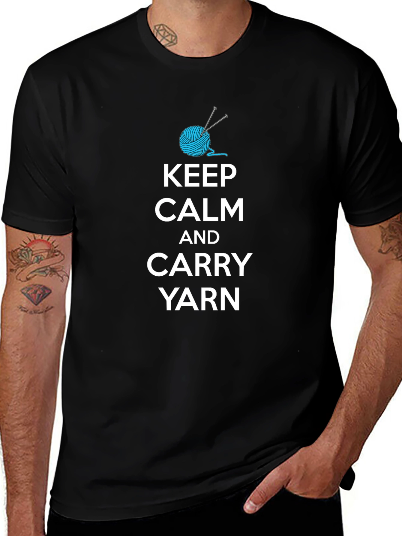 Keep Calm and Carry Yarn T-Shirt