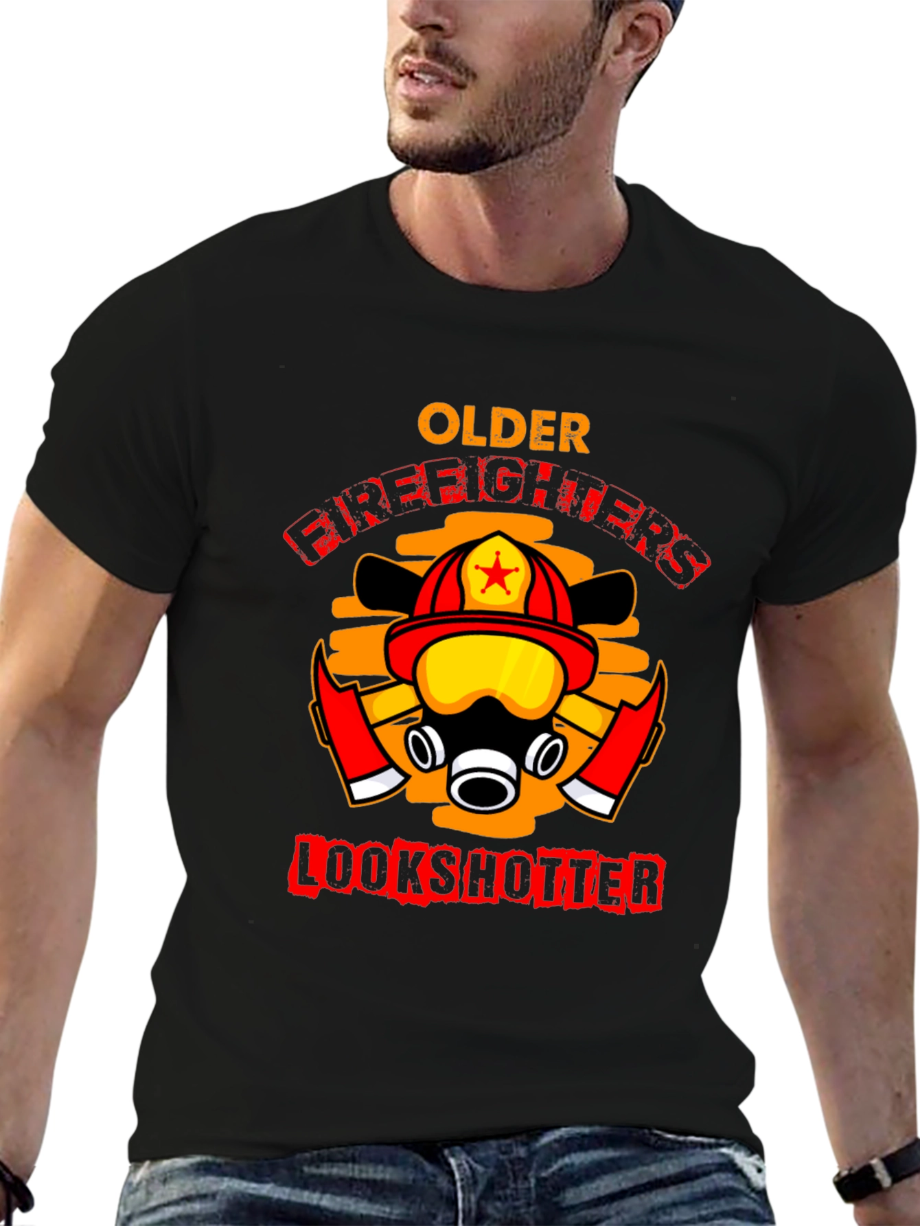Older Firefighters Look Hotter T-Shirt